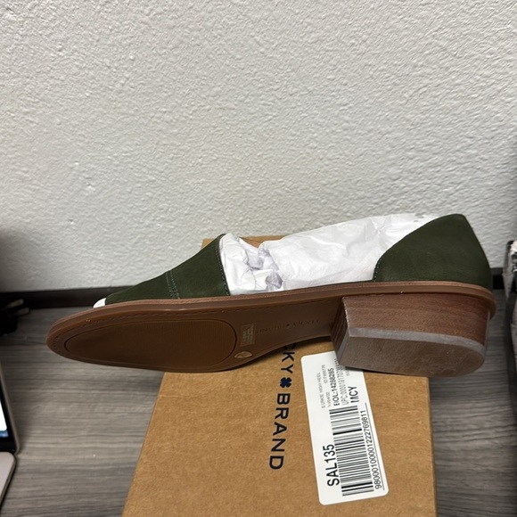 Lucky Brand Women's Serkie Open Toe Slip on Sandal Heeled - Picture 3 of 6